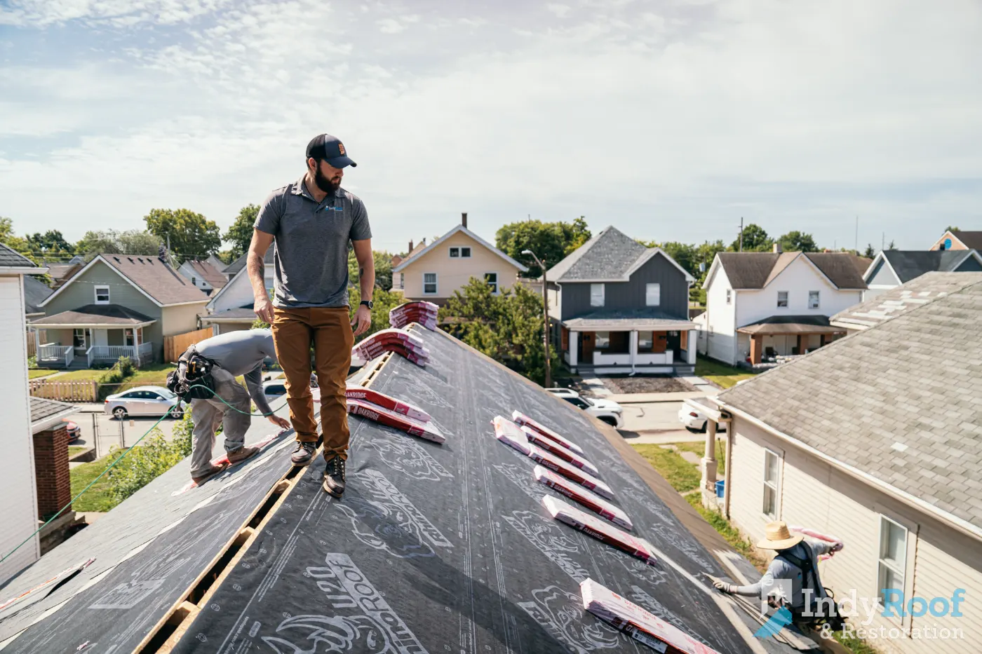 Roofing by Markleville Roofing near Yorktown, IN