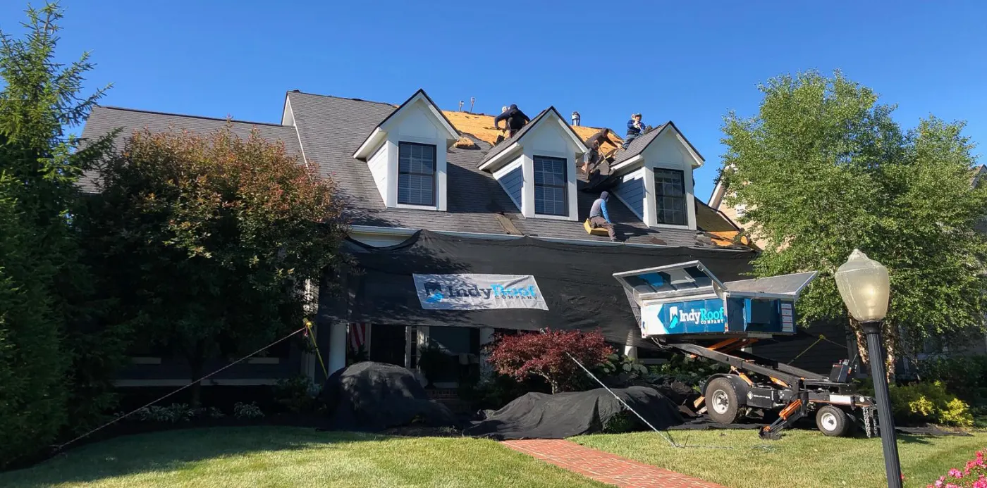 Roofing by Markleville Roofing near Ingalls, IN